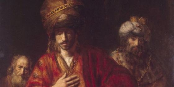 Haman, pintado opr Rembrandt