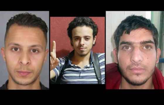 imagen de 3 de los sospechosos: Salah Abdeslam, Bilal Hadfi y Ahmad al-mohammad