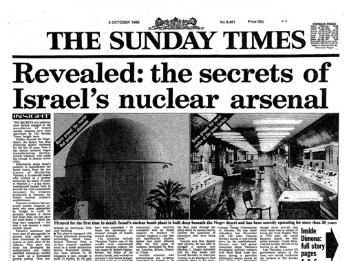 SundayTimes-IsraeliNuclearWeapons